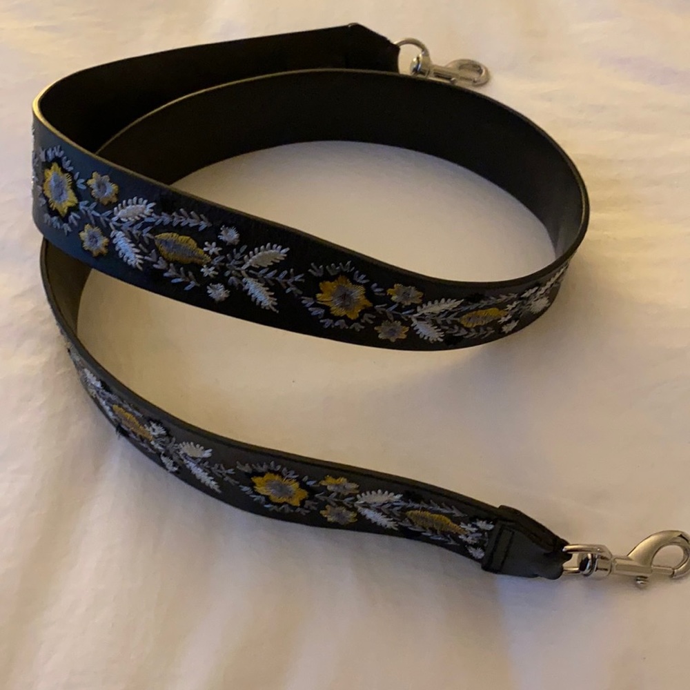 Beautiful embroidered Rebecca Minkoff Bag Strap